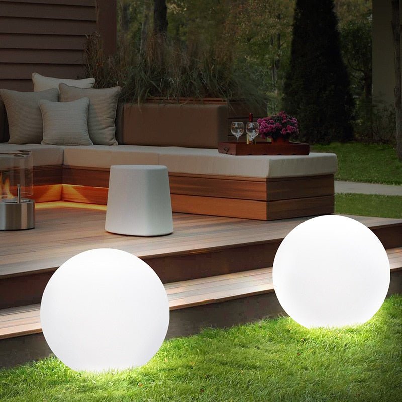 LZINA™ | Outdoor Globe Light - Wireless, Weatherproof, 16 Colors LED Ball Light