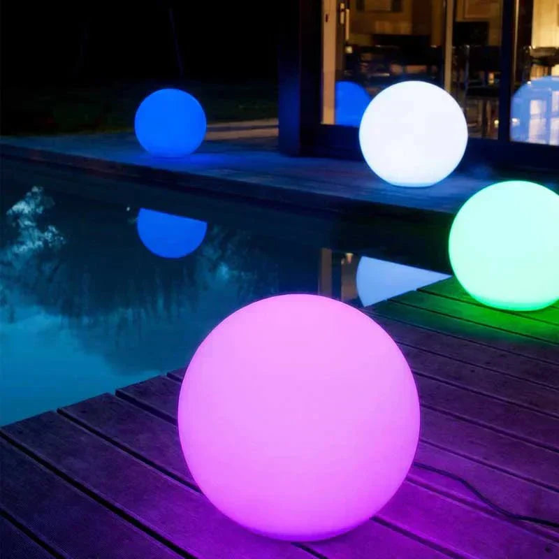 LZINA™ | Outdoor Globe Light - Wireless, Weatherproof, 16 Colors LED Ball Light