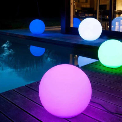 LZINA™ | Outdoor Globe Light - Wireless, Weatherproof, 16 Colors LED Ball Light