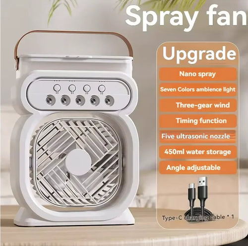LZINA™ | 3 in 1 Portable Air Conditioner with Night Light and Humidifier