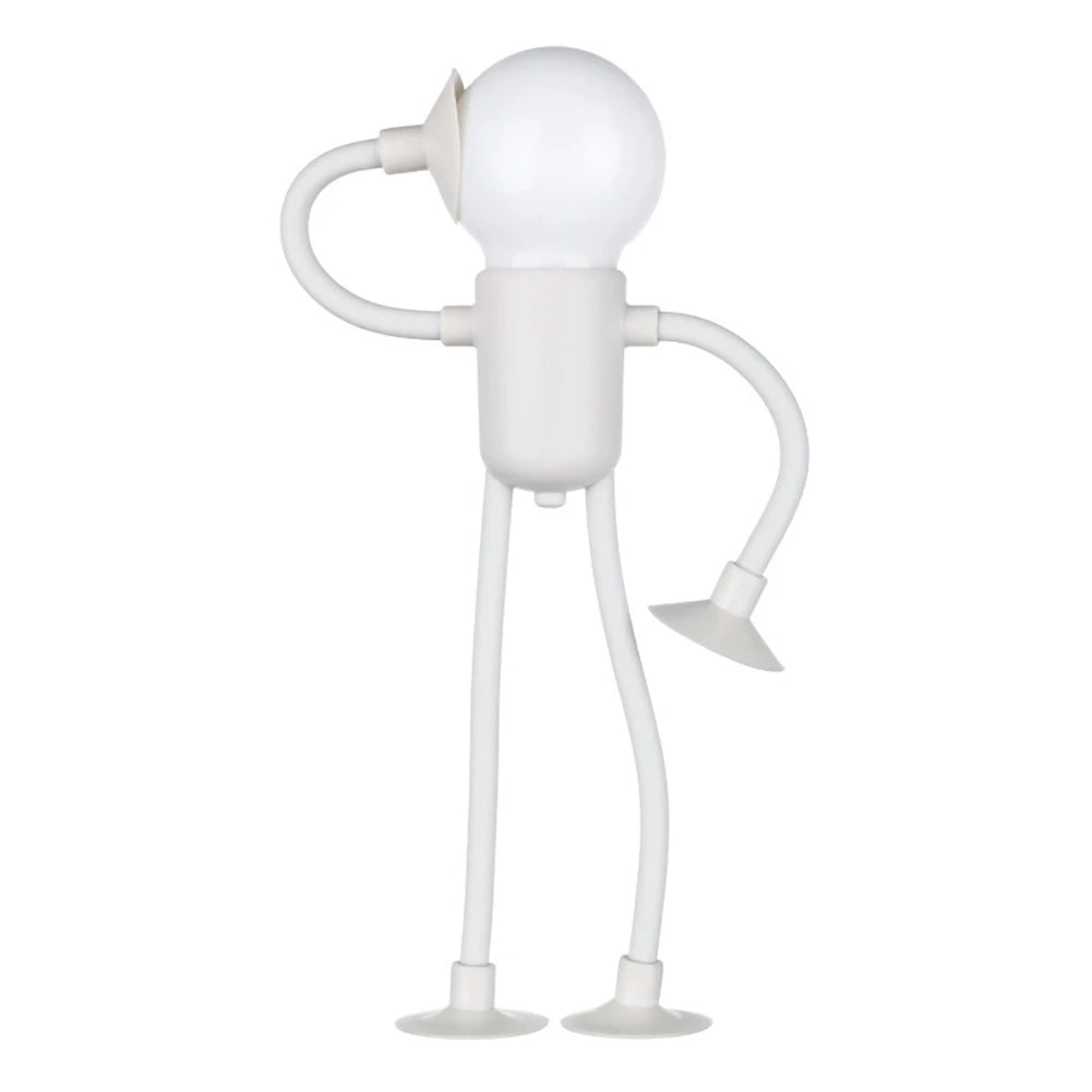 LZINA™ | Creative Bendable Cartoon Night Light with Suction