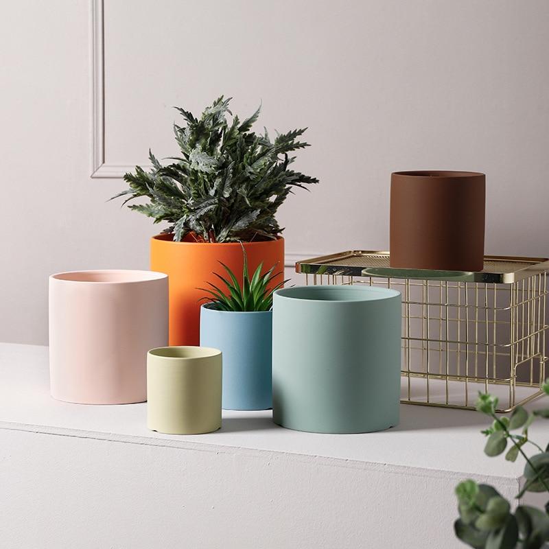 LZINA™ | Colorful Ceramic Flower Pots