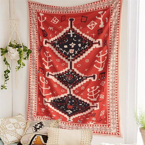 LZINA™ | Moroccan Totem Wall Tapestry