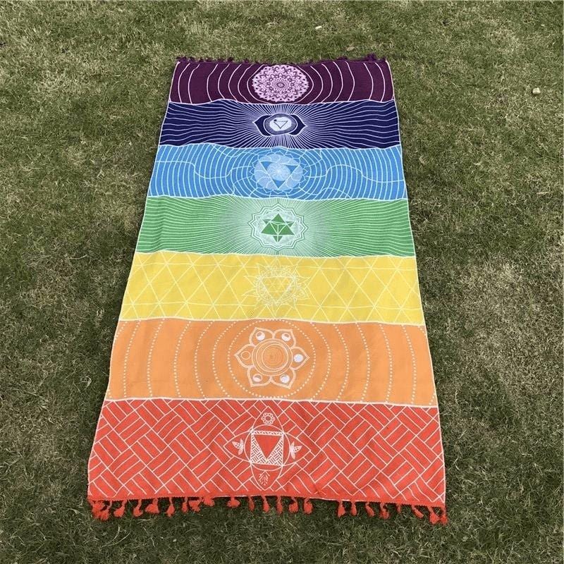 LZINA™ | 7 Chakra Rainbow Yoga Mat