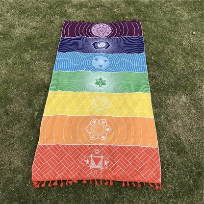 LZINA™ | 7 Chakra Rainbow Yoga Mat