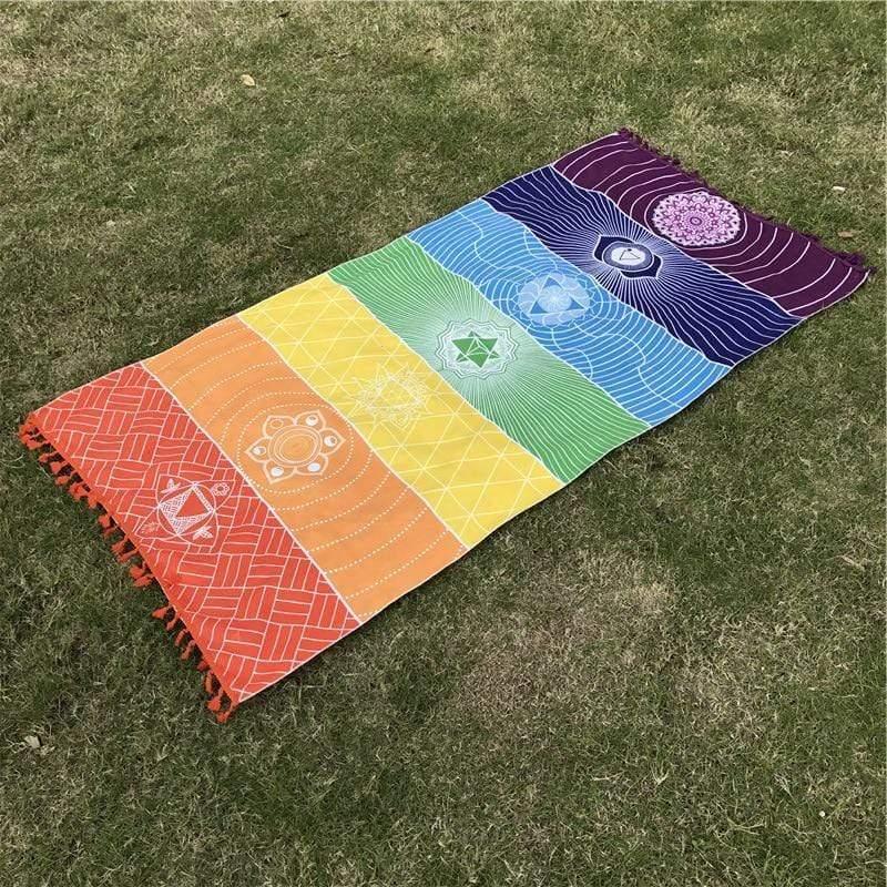 LZINA™ | 7 Chakra Rainbow Yoga Mat