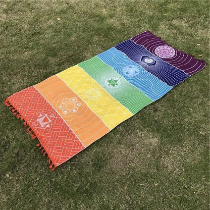 LZINA™ | 7 Chakra Rainbow Yoga Mat