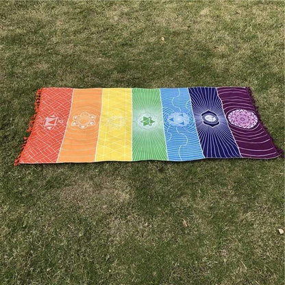 LZINA™ | 7 Chakra Rainbow Yoga Mat