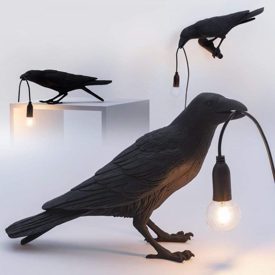 BowLift | Raven Bird Lamp — Elegant Ambient Lighting