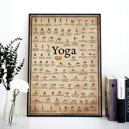 LZINA™ | Yoga Poses Wall Poster