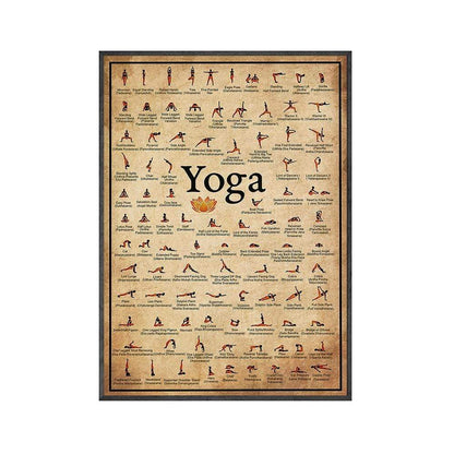 LZINA™ | Yoga Poses Wall Poster