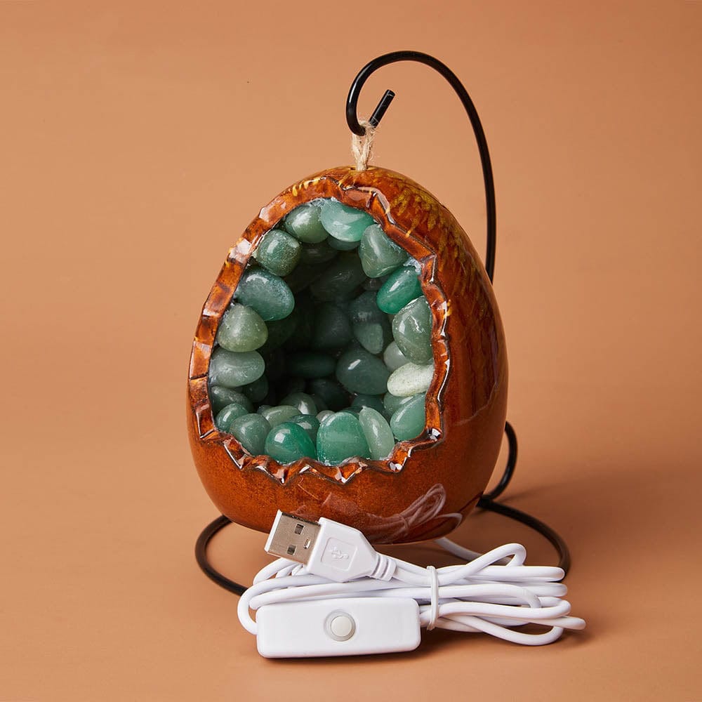 BowLift Natural Crystal Lamp - Elegant Ambient Lighting with Real Crystal