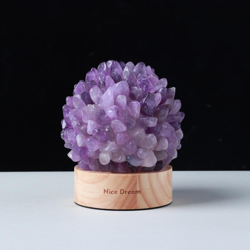 BowLift Aventurine Quartz Crystal Lamp – Elegant Ambient Glow for Your Space
