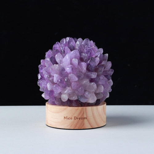 BowLift Aventurine Quartz Crystal Lamp – Elegant Ambient Glow for Your Space