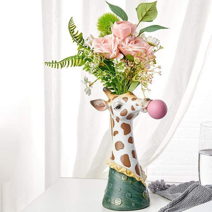LZINA™ | Cute Animals Flower Vase