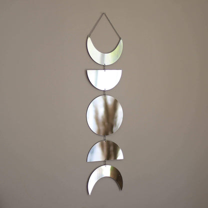 LZINA™ | Moon phases mirror wall hanging