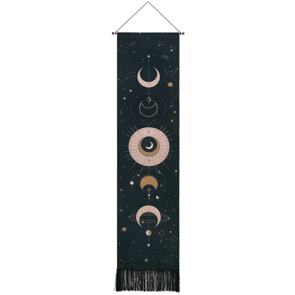 LZINA™ | Moon Phases Wall Hanging Tapestry