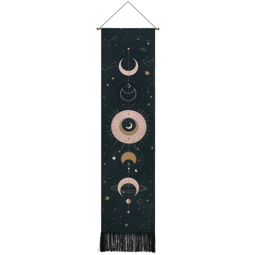 LZINA™ | Moon Phases Wall Hanging Tapestry