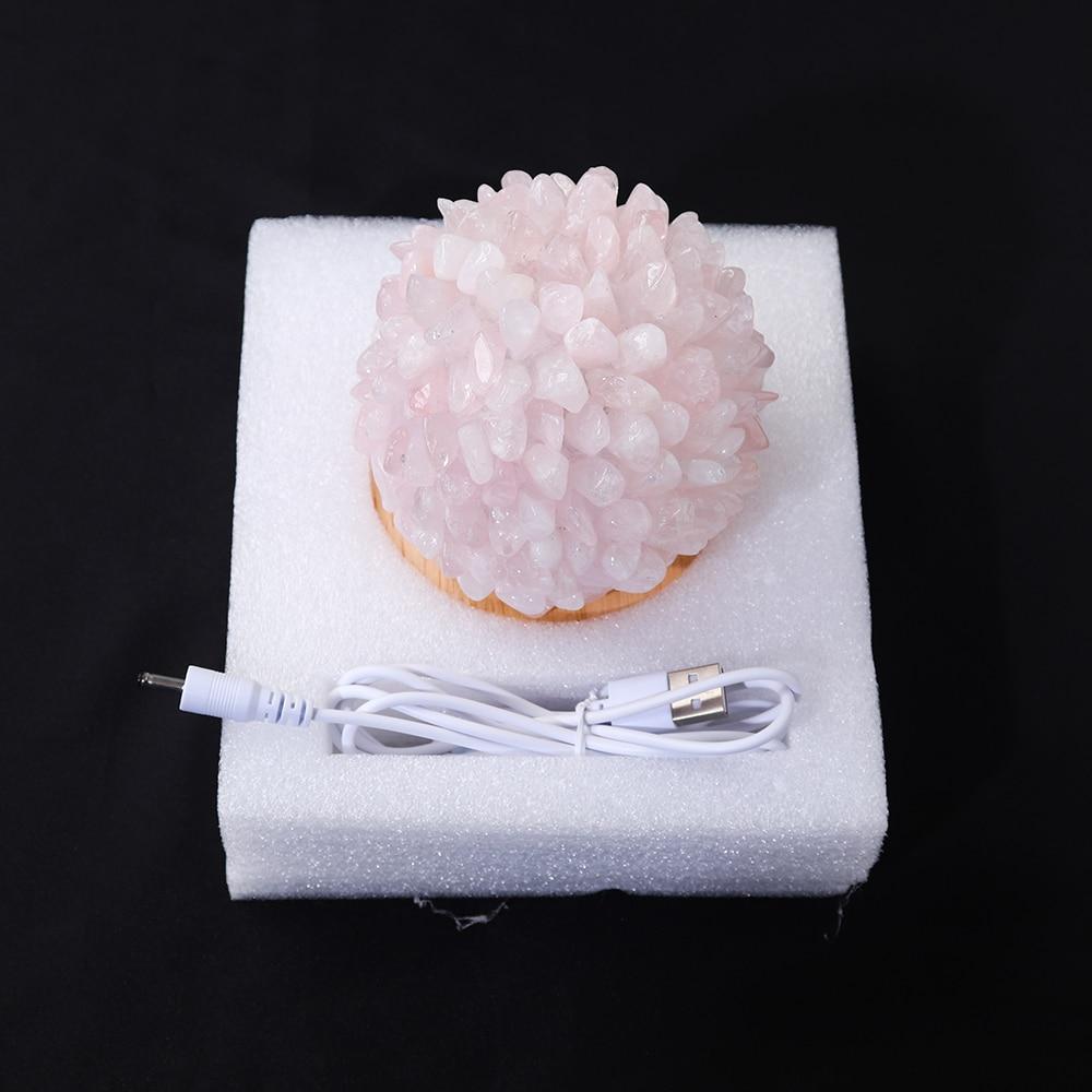 BowLift Aventurine Quartz Crystal Lamp – Elegant Ambient Glow for Your Space