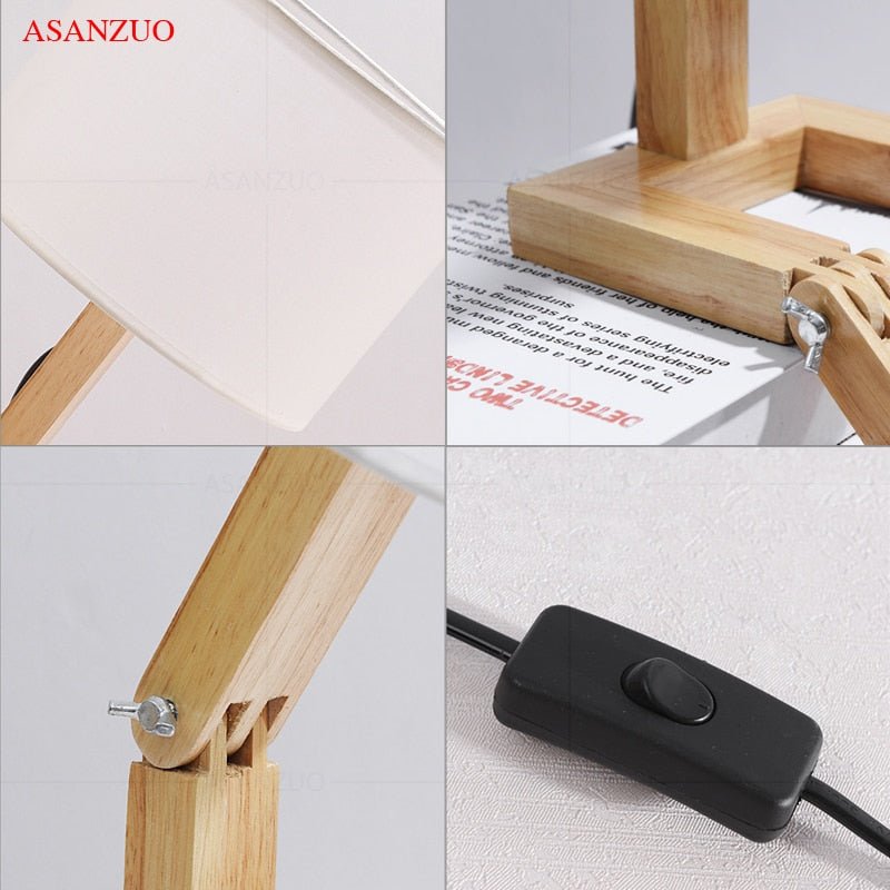 BowLift Wood Boy-Shaped LED Desk Lamp - A Stylish Desk Ornament