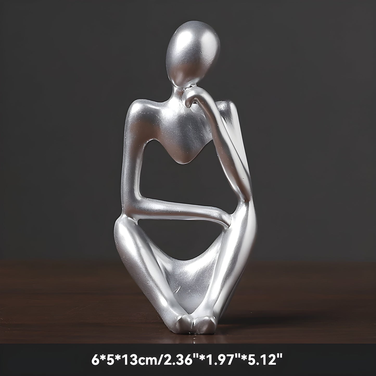 LZINA™ | Abstract Thinker Sculpture Home Decor