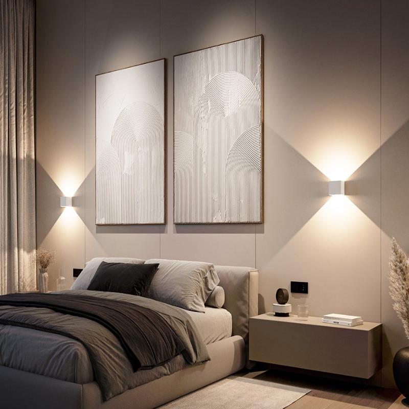 BowLift LumiGuard LED Wall Lamp with Cozy Warm Light