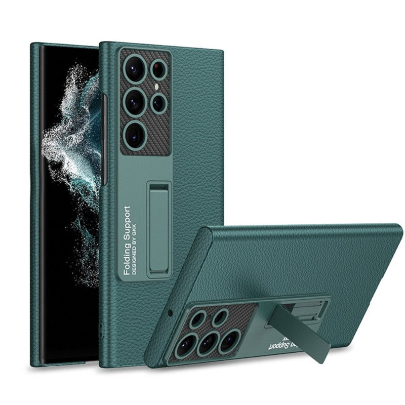 LZINA™ | Luxurious, ultra-thin leather phone case, shockproof, for Samsung Galaxy 23