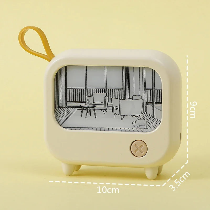 LZINA™ | Mini TV Painting LED Night Light