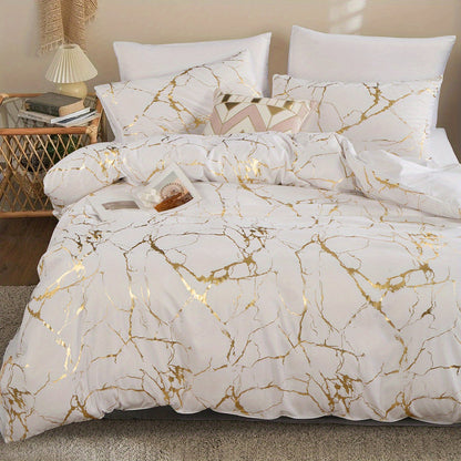 LZINA™ | Luxury Silk Soft Duvet Cover Set – Elegant & Comfortable