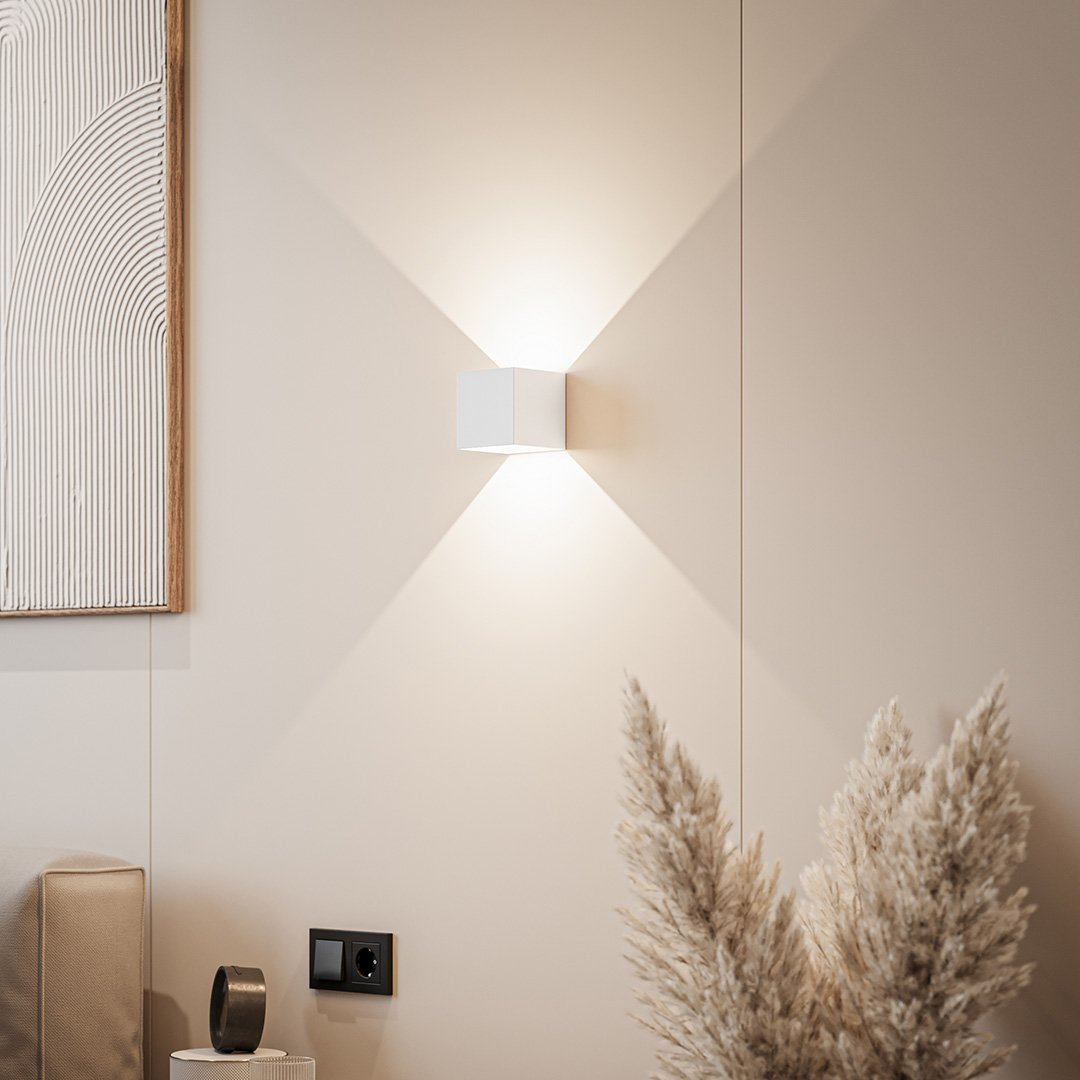 BowLift LumiGuard LED Wall Lamp with Cozy Warm Light